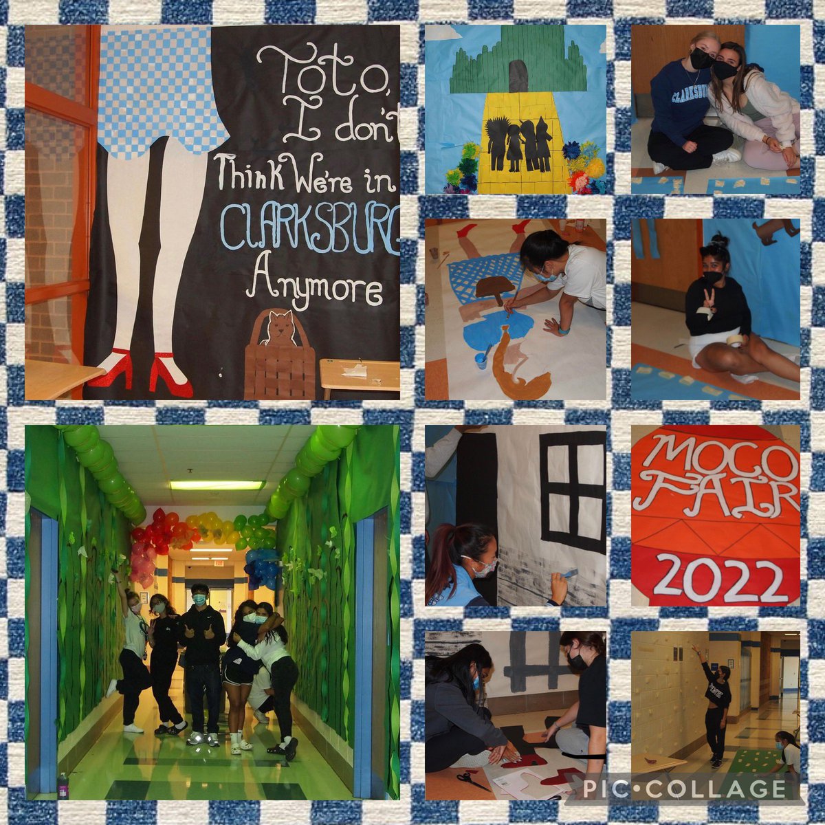 Some sneak peaks of the Clarksburg Class of 2022 Homecoming Hallway! Thank you so much to everyone who came and helped! There truly is no place like Clarksburg!