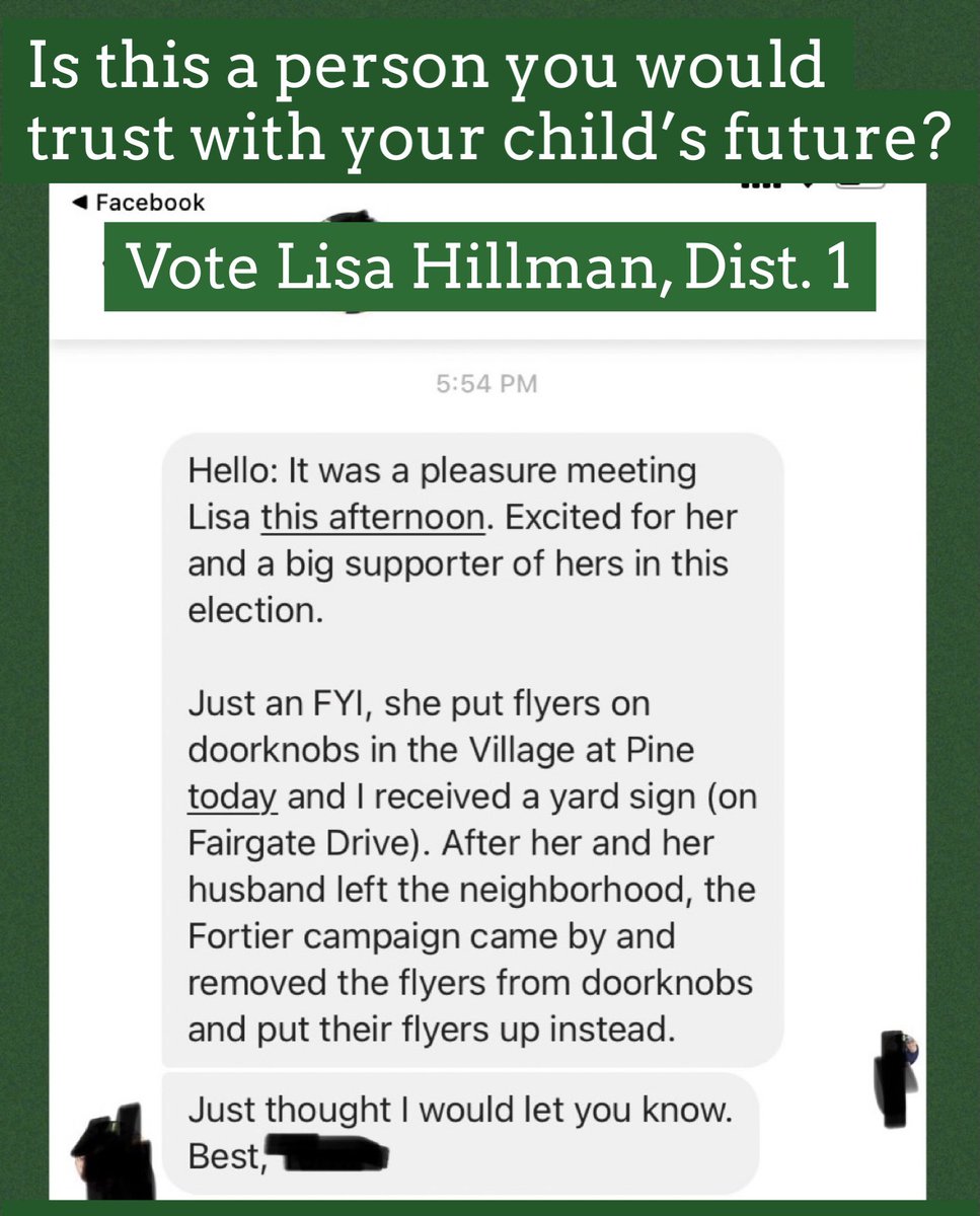 PRKIDSFIRST's tweet image. Communication we received today from voters in Village at Pine