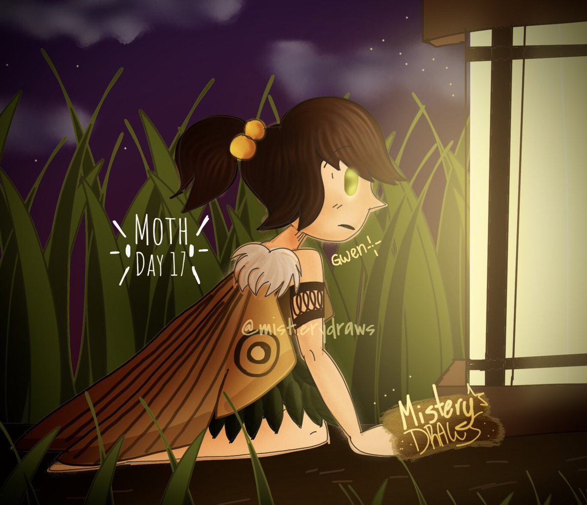 ••DAY 17••

A little late but the Moths only appears in the night 🌙~

#drawing #draw #art #drawoftheday #digitalillustration #owncharacters #myartstyle #digitaldrawing #digitalartist #moth #mothfairy #magiccreatures #mythicalcreatures #inktober #fall #night #nightdrawing