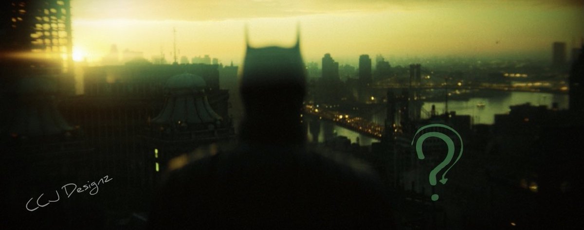 CCJunkies's tweet photo. A little tinkering.... #TheBatman 
Its not just a signal... Its a warning! 
#QuestionMark https://t.co/0qVA9Chkal