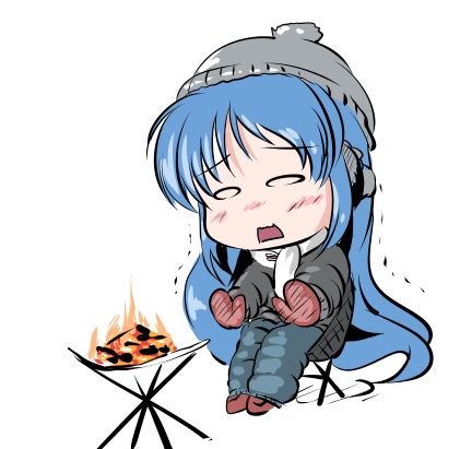 キャンプもこうなるきせつかなあ 