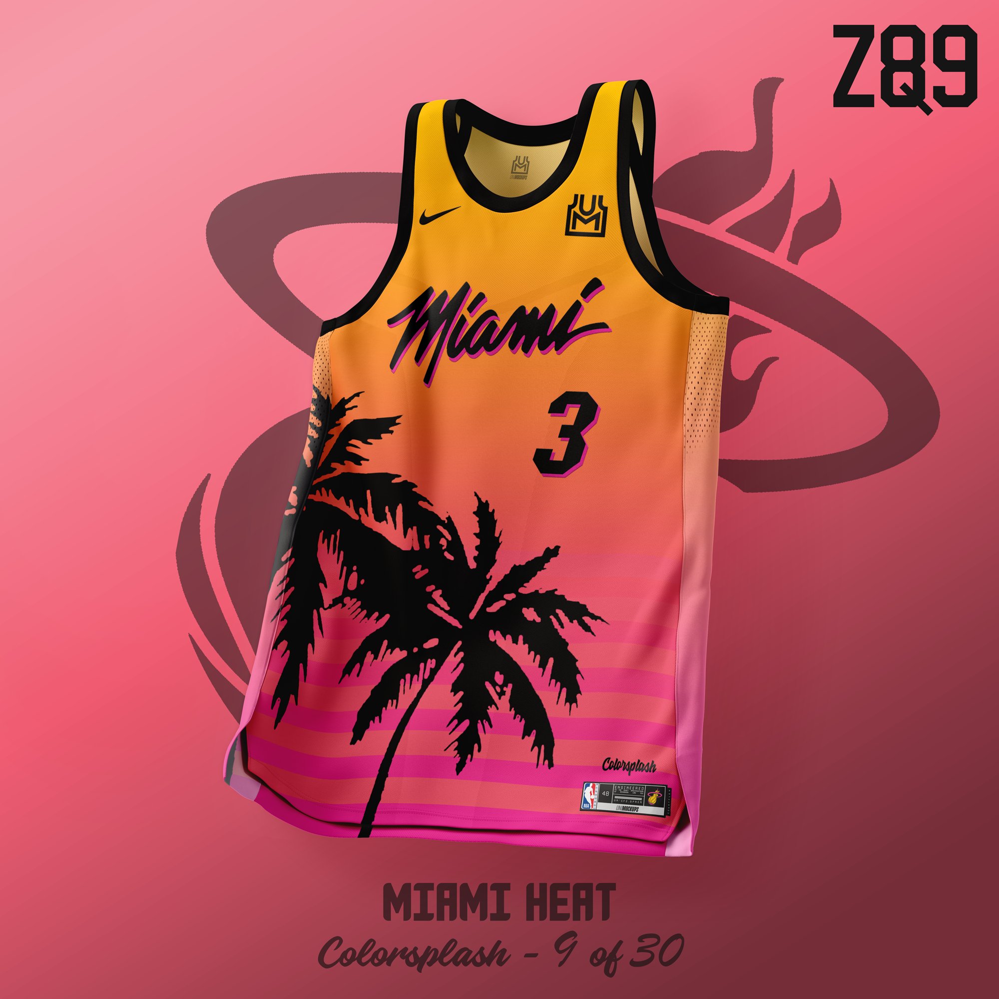 Miami heat jersey design sale