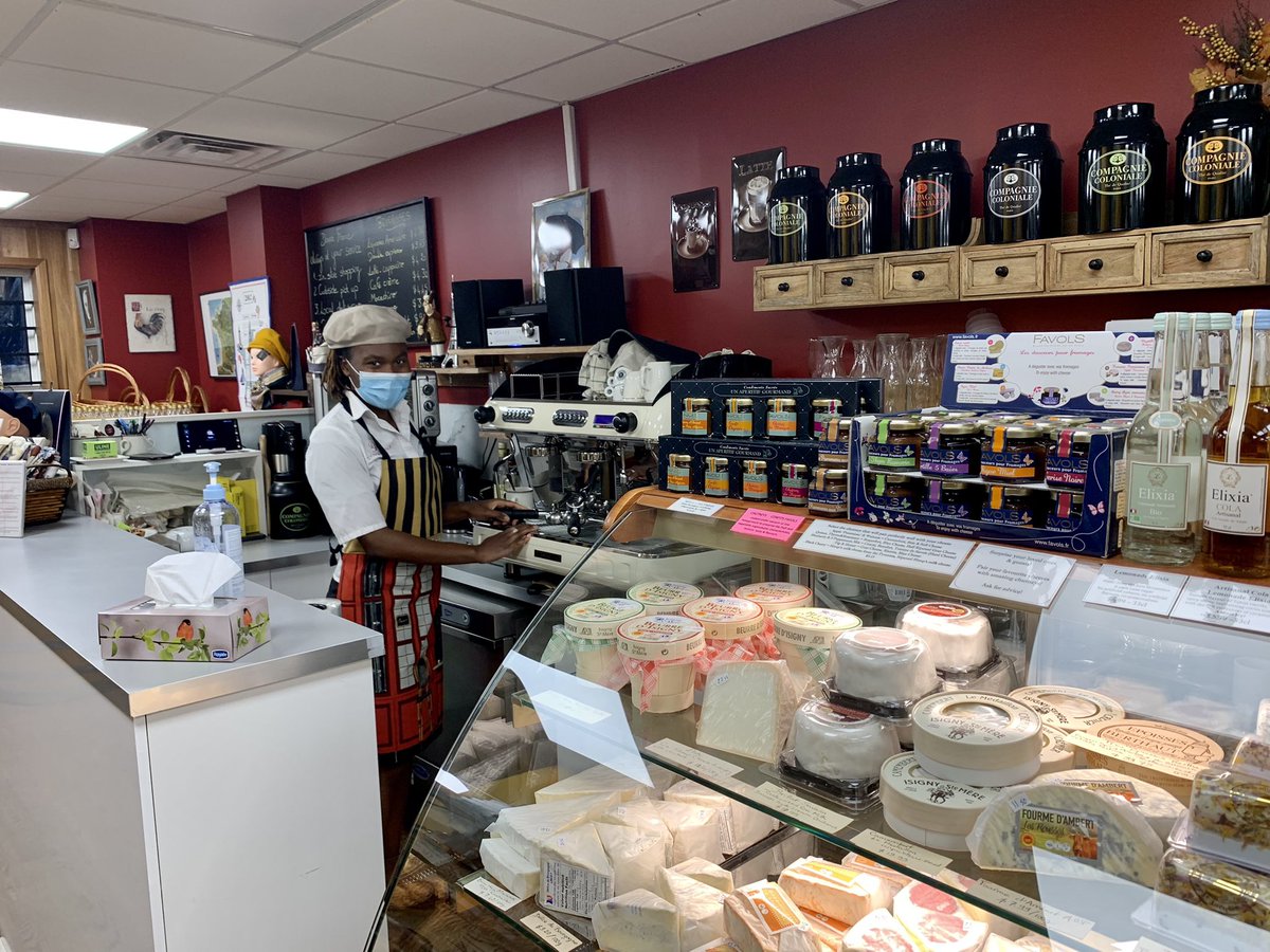 tudoralexis1's tweet photo. Picked up some gifts at Douce France on Danforth. Step in there and you’re transported to a petite épicerie fine française complete with chocolates, cheese &amp; little pleasures. Christel has been curating fine French produce for years now much to the delight of Torontonians. 🙏🏽 https://t.co/JKEN4V9uxl