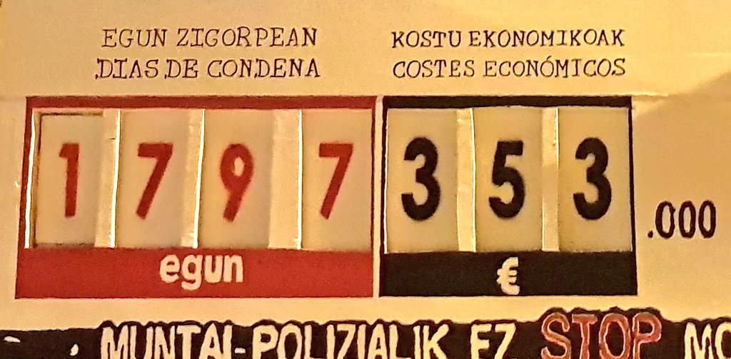 EntzunAltsasu's tweet photo. Bost urte igaro ondoren, muntaia bizirik jarraitzen du. #Altsasu https://t.co/tFwim5bk7a