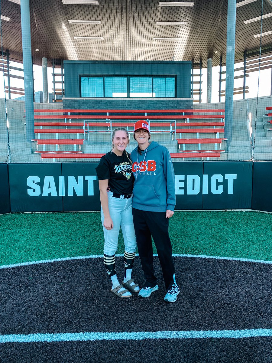 I am so excited to announce my commitment to further my academic and softball career at the College of Saint Benedict!! A huge thank you to my parents, coaches, teammates, and friends who have supported me along the way!!❤️#bennienation <a href="/CSBSoftball/">CSB Softball</a>