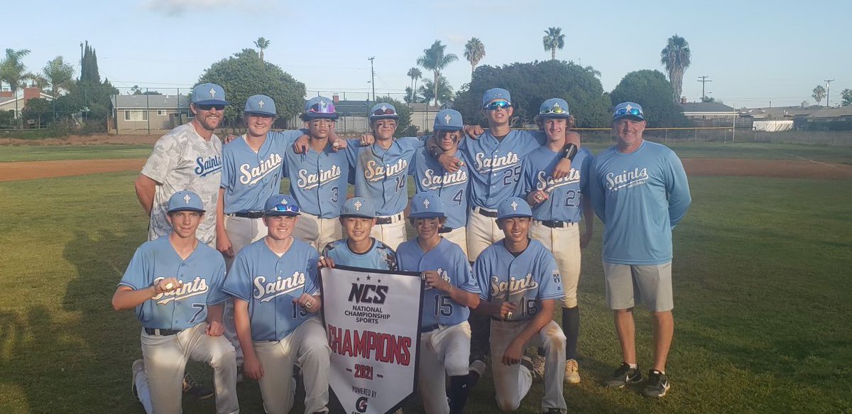 Congrats to the 15U SD Saints on winning the NCS “Think Pink Classic” Tournament!!!! #GoSaints 
🏆 🙏 ⚾️ 💣 🔥 🏆