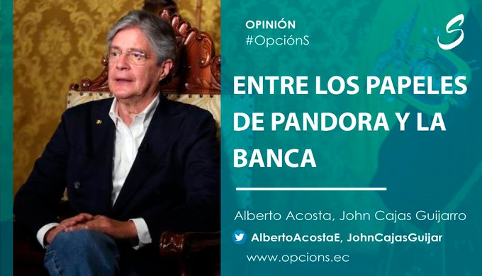 AlbertoAcostaE's tweet photo. CÓMO HIZO SU FORTUNA @LassoGuillermo ??

Más allá de lo que representan los #PandoraPapers 
es necesario recordar cómo surgió esa fortuna:
-sucretización de la deuda
-compensación de pasivos
-escudos fiscales
-especulación cambiaria
-negociación CDRs

LEER
https://t.co/pjHtZv7JHj https://t.co/yNyHMZmY5q