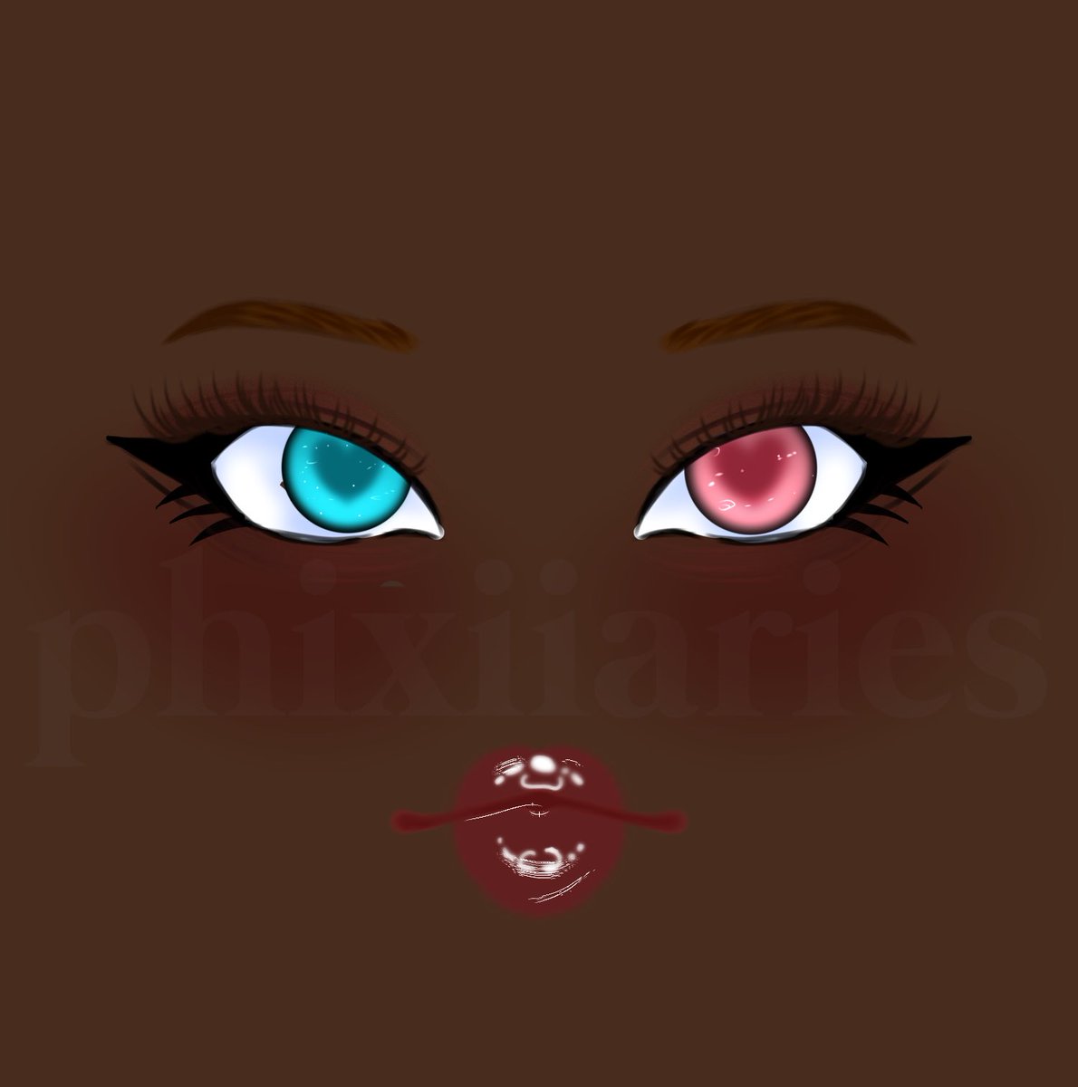 phixiiaries's tweet photo. tried making my first ever face for royale high. usually i don’t do art like this so i hope you guys like it. the lips are a little iffy on the first one, i’ll try fixing them later. @nightbarbie https://t.co/c52N7d2YzJ