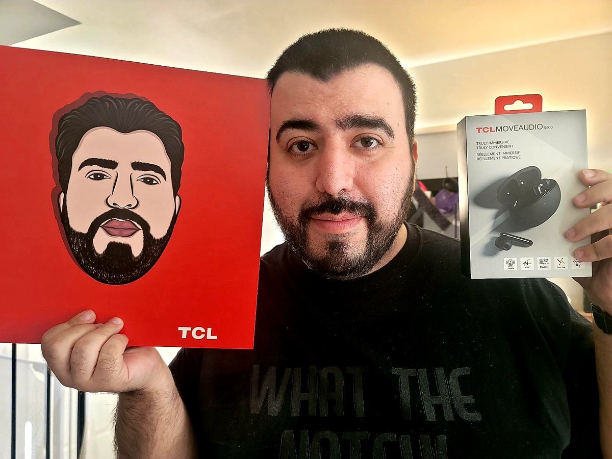 By far the coolest thing I've ever received from a company. @tcl_usa sent me a  custom work of art by #artisthardik Absolutely perfect timing as I'm finally growing my hair back out for the winter. Headphones review coming down the line. #tcl #tclpartner #enjoymore