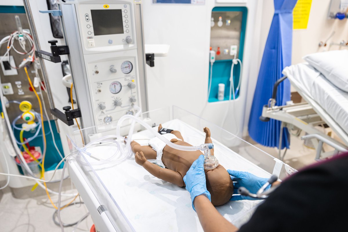 PCHFWA's tweet photo. (2) Meet SimNewB and SimBaby. Newborn simulators helping to educate clinicians at @PerthChildrens in Neonatal Resuscitation. Through education &amp; training, we are helping to upskill clinicians to ensure in world-class care for WA's sick kids.
#pchfwa #perthchildrenshospital https://t.co/K5PQPrJVYX
