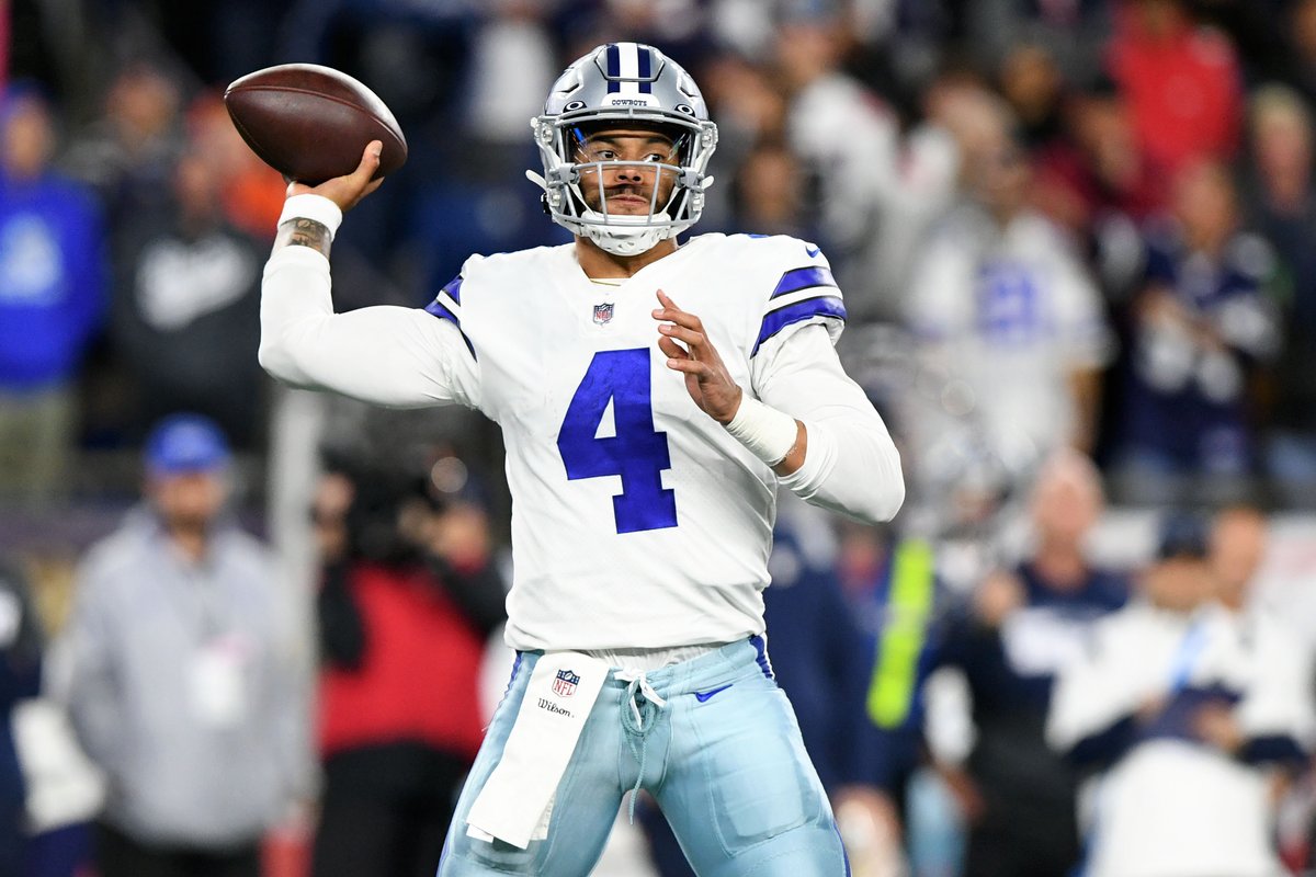 Most 400-yard passing games in @dallascowboys history: Dak Prescott - 9 All other players - 9