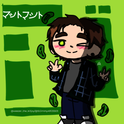 StJimmy49125503's tweet photo. (Mar) More birthday drawings..
1. Mat of BMTH
2. Chester of Linkin Park
#matnicholls #mickypickles #bringmethehorizon #chesterbennington #linkinpark #makechesterproud #chibi #fanart https://t.co/YYP8vYkCvR