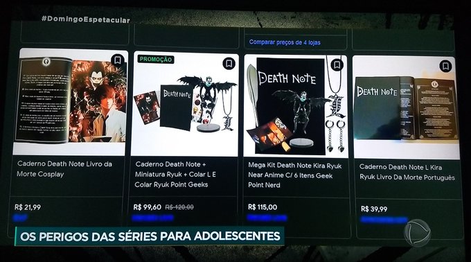 death note merch brazil