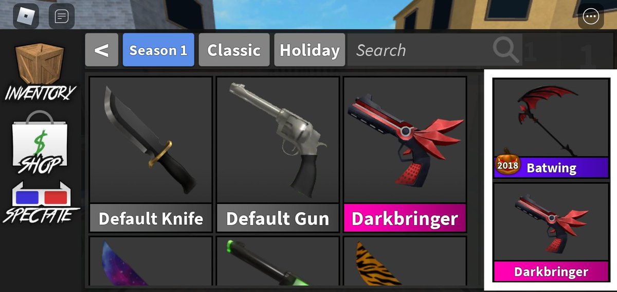 Selling Batwing for 350-400 Robux!! (ngf,making proofs) #mm2