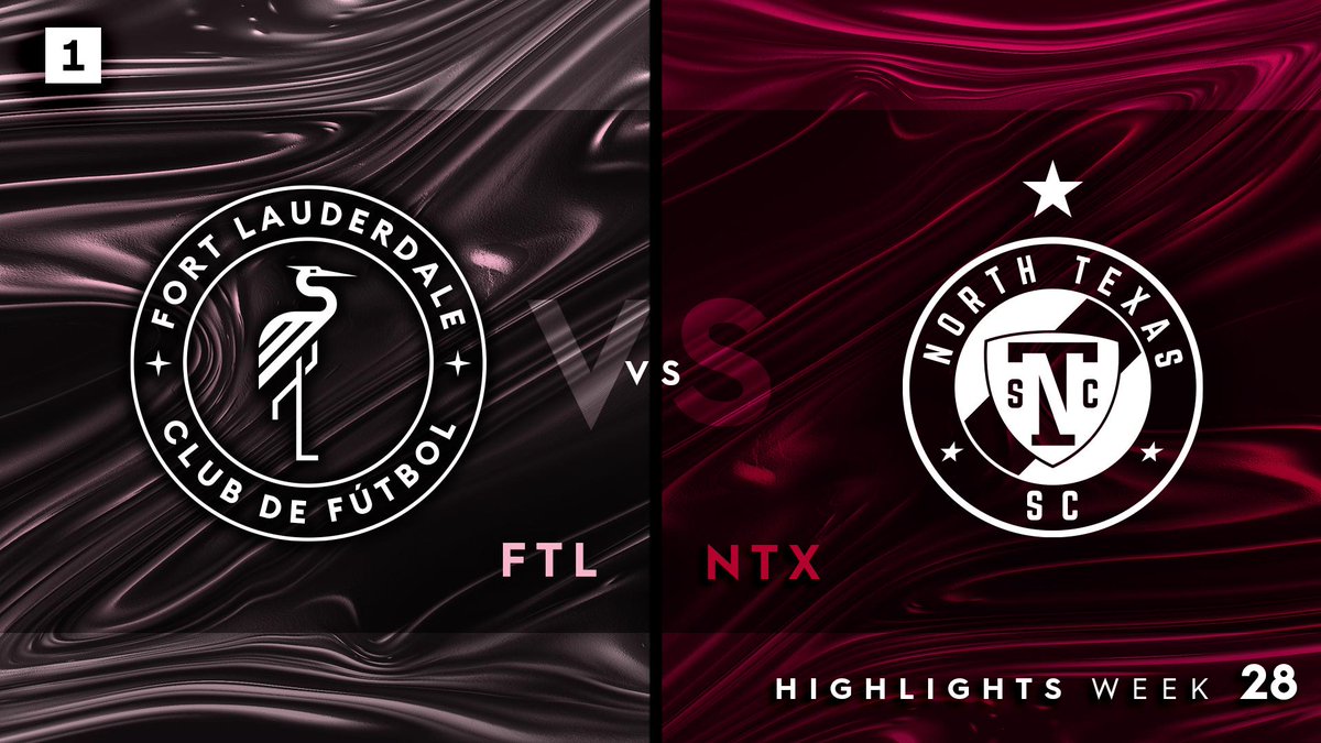 HIGHLIGHTS:@FTLauderdaleCF (0)@northtexasSC (1)