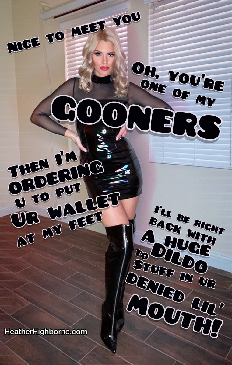 HHighborne's tweet photo. Actually, you’ll never meet me out somewhere. You’re a “Stay at Home” Gooner so just get that mouth stuffed and hit the tribute button! #Gooner #Gooning #GoonerCaps #GoonerCaption #GooningCaps #GooningCaptions #Goon #GoonCaps #GoonCaptions #FindomCaptions #FindomCaps https://t.co/tXXYeU3pXL