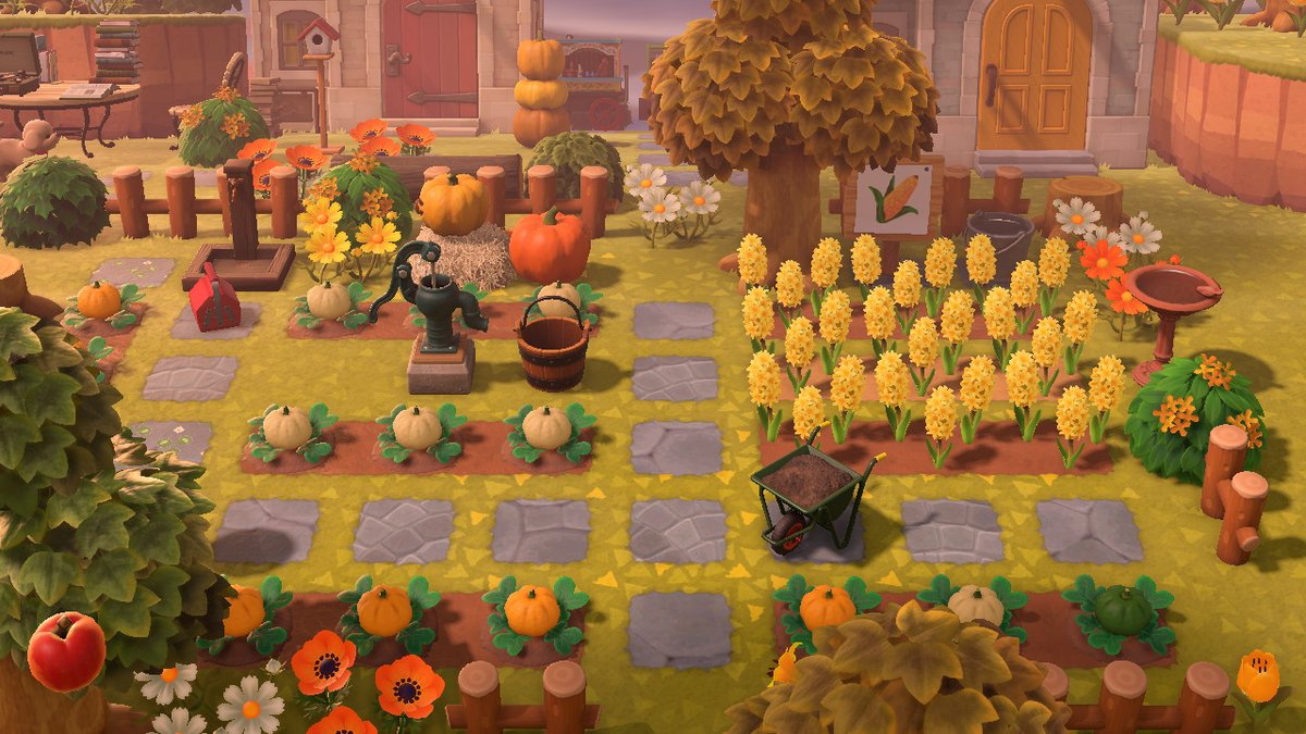 jacquihag's tweet photo. cant wait for the update so i can make this a functional farm ! #AnimalCrossing #ACNH #NintendoSwitch https://t.co/32li8oyERO