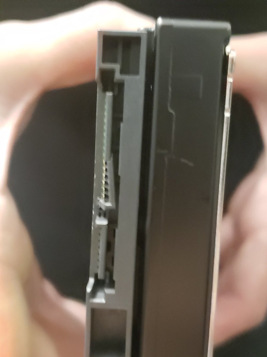 Just out of the box. First my old drive fails and now this shit...