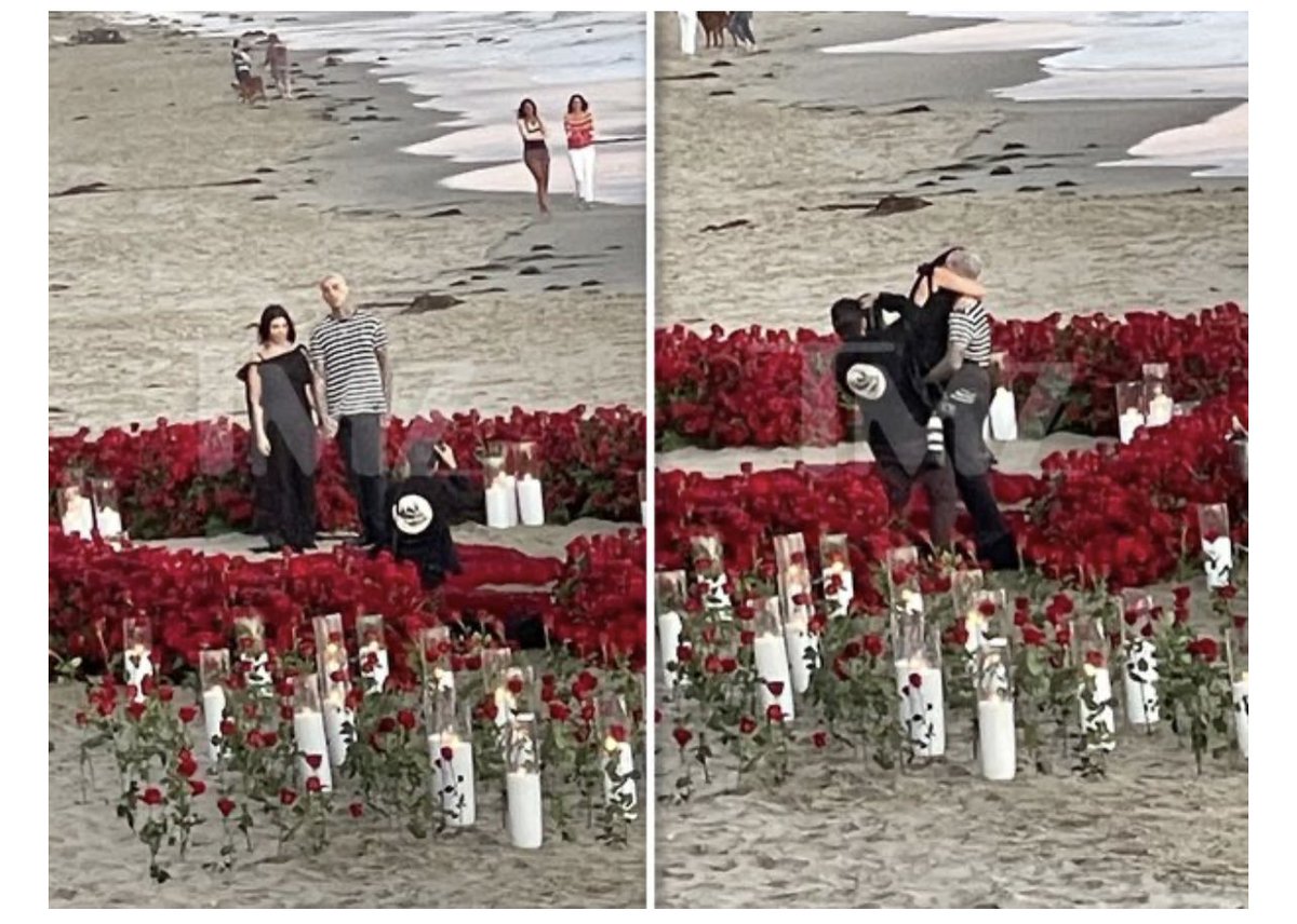 Kourtney &amp; Travis are engaged!