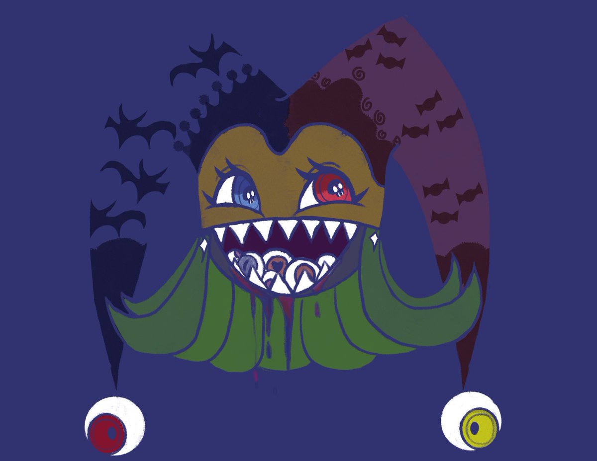 ConforExpress's tweet photo. Falltober day 16 and 17
(Demon and eyeballs)
ΒΏΒ‘WHO GAVE A KATANA TO DREAM!? (And they are eye-shaped candies anyway)
Dream belong to @Tiny_dem
#falltober
#falltober2021
#BalanWonderworld
#WonderworldPositivity https://t.co/NYe99PhFIU