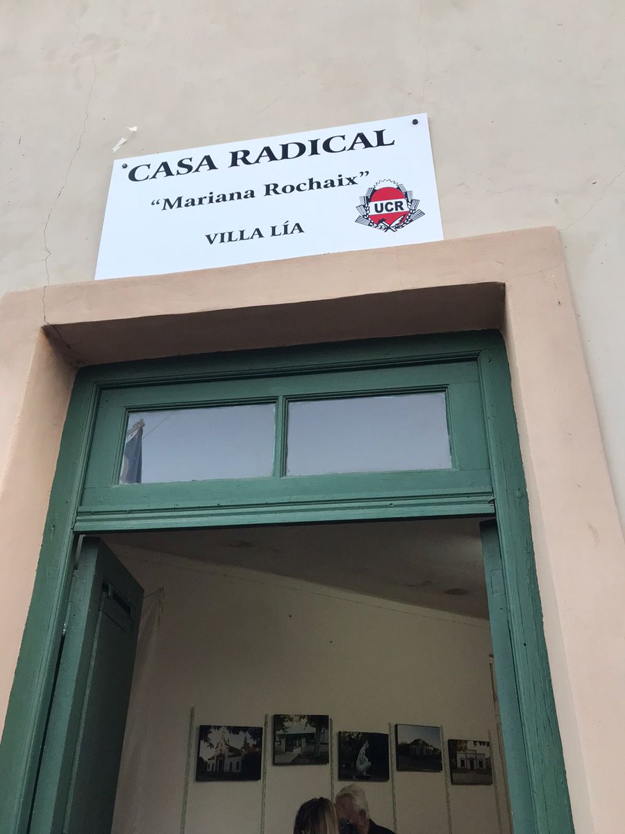 UCR_Areco's tweet photo. Este sábado inauguramos con un emocionante acto la Casa Radical "Mariana Rochaix" de Villa Lía para mantener viva la memoria de nuestra gran amiga y correligionaria, y ofrecer un lugar de encuentro y militancia a los afiliados y vecinos de la Flor del Pago.

#Radicales
#Juntos https://t.co/WjmDA97aa2