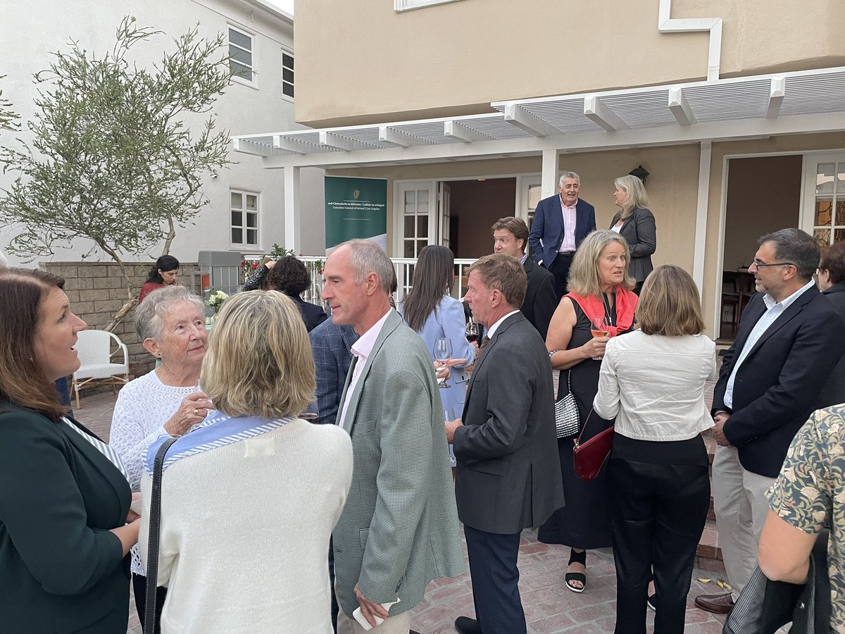 Delighted to host <a href="/Concern/">Concern Worldwide</a> CEO Dominic MacSorley and Colleen Kelly today.  Thank you to all our friends who came out to welcome them both.