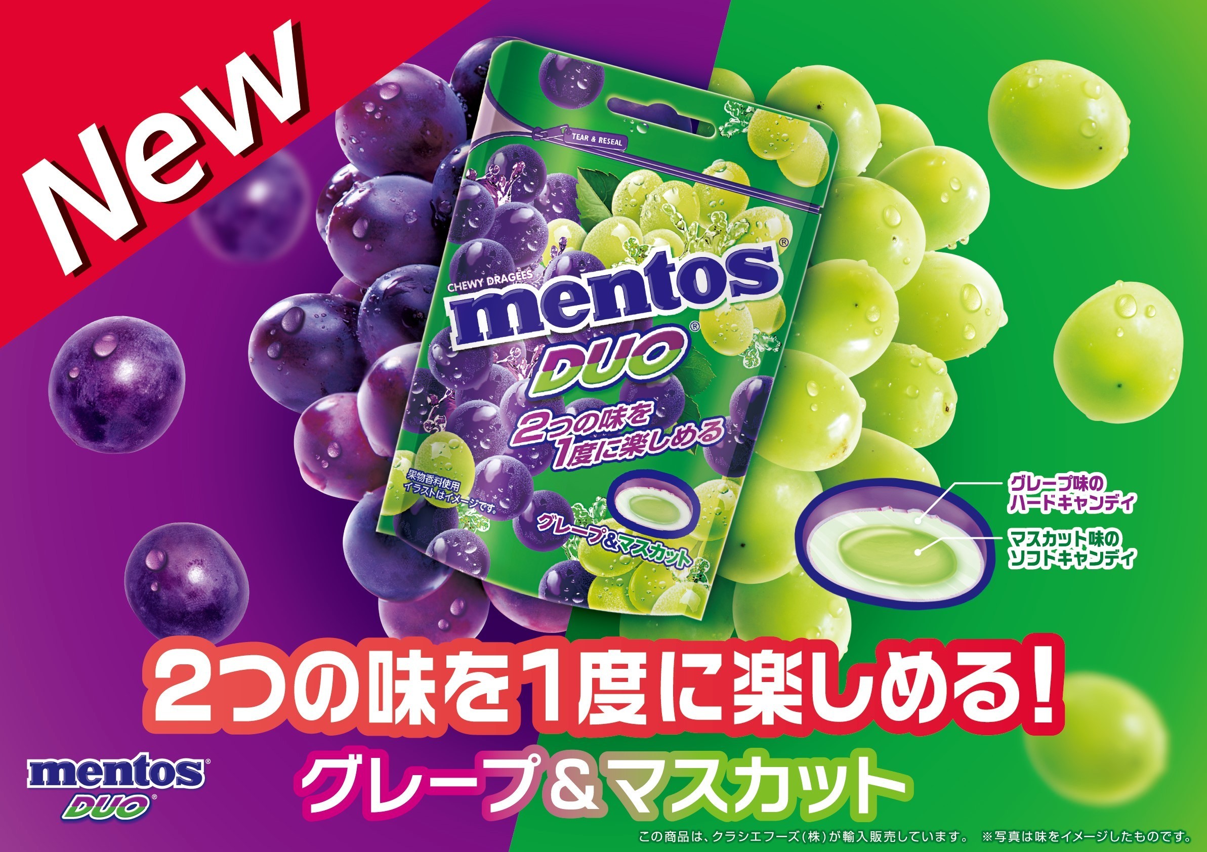 Mentos Duo Grape & Muscat - Unique Bunny