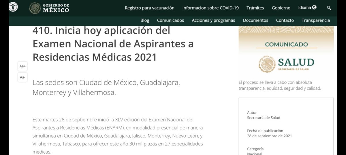 nessmrqz's tweet photo. @glucosa_atomica de 30 mil plazas qué dijo SALUD solo se ofertan 17mil más de 30h de espera por plataforma ineficiente #estafaENARM2021 https://t.co/xiN7k5hNbT