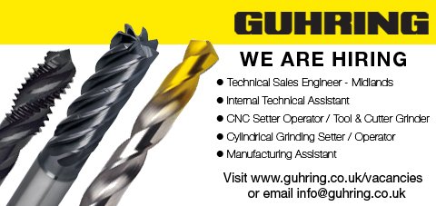 Are you interested in working for a world leading, innovative cutting tool manufacturer? Guhring offer employees a good salary package, job security, contributory company pension, flexible holidays and many other benefits. For our current vacancies visit lnkd.in/g9ZJdce