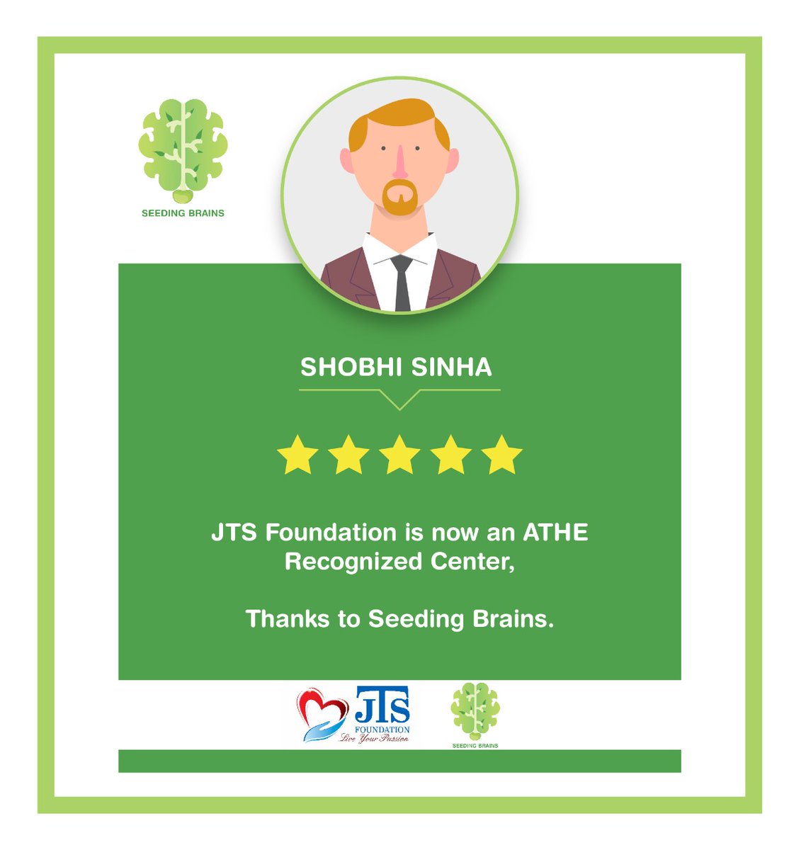 SeedingBrains's tweet photo. Receiving a Thank You is one of the biggest #Compliment for anyone.
https://t.co/gQE7uGYVYu is now an #ATHE #recognized center. https://t.co/BOgL5vZqXf