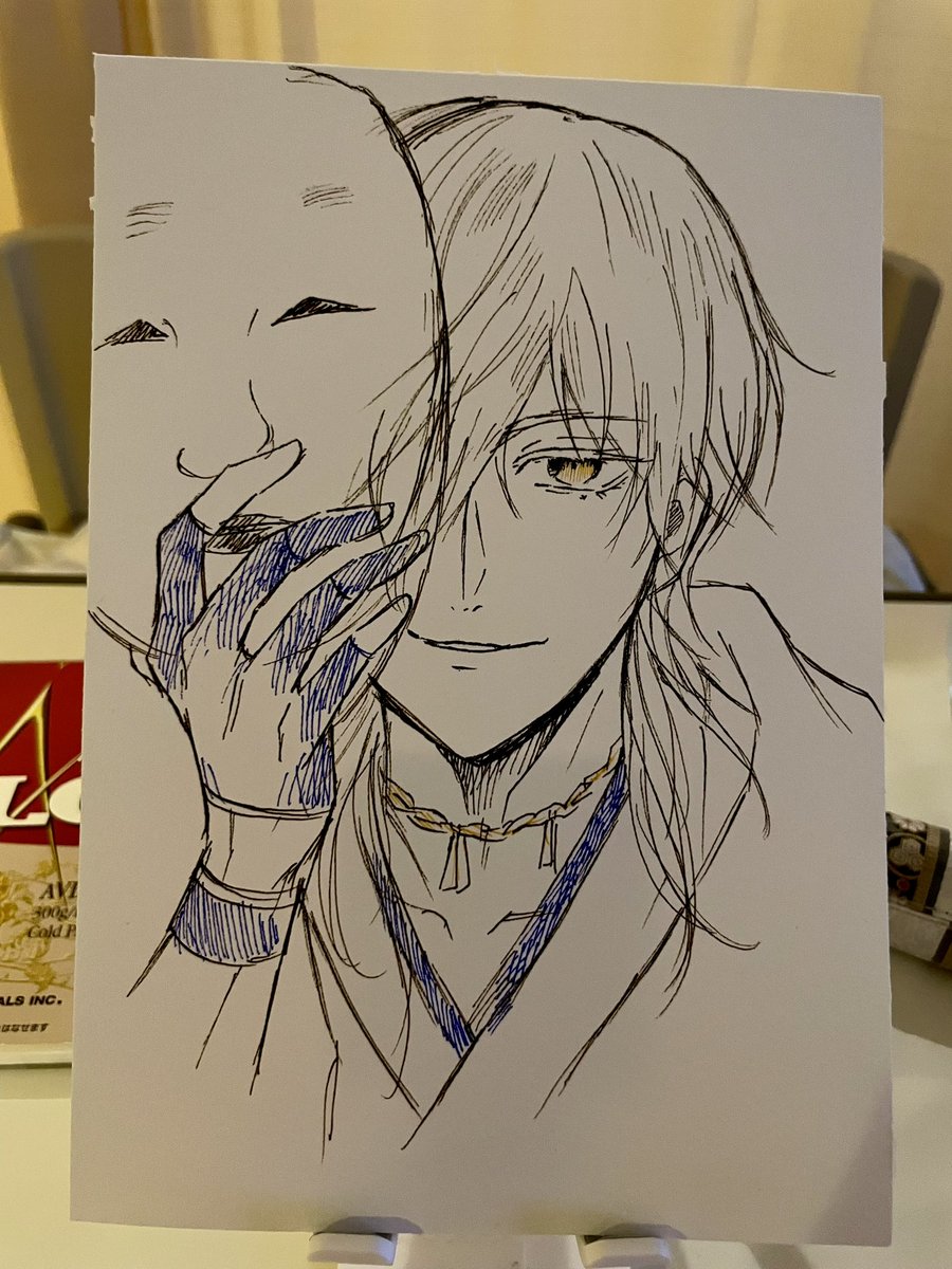 リハビリに鶴さん描きました✏️
いつも以上に絵がアレな言い訳していい? 
一発描きだから💦
お絵描きセット頼んだらいきなりカラーペンと水彩紙が入ってて鉛筆と消しゴムなし😱 