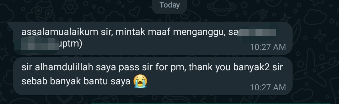 mohdshukri_7's tweet photo. Whatsapp masuk non-stop! Congrats those yang pass paper2 ACCA especially PM! 

Yang tak pass kali ke 2,3,4 and so on, if you betul2 nak give up, please come to us first @TymbaEdu! 

I personally suka student yang fail &amp; x give up. Pandai tak pandai belakang cerita, janji rajin! https://t.co/KC43nzbR8M