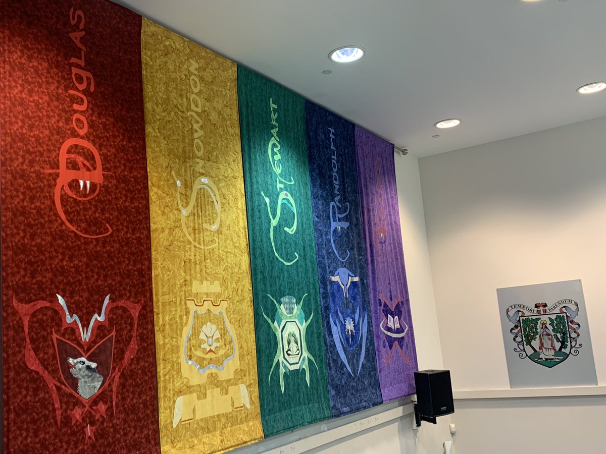 SHS_Snowdon's tweet photo. The house banners are looking fab! 💛
#TeamSnowdon https://t.co/ewjWffe3QU