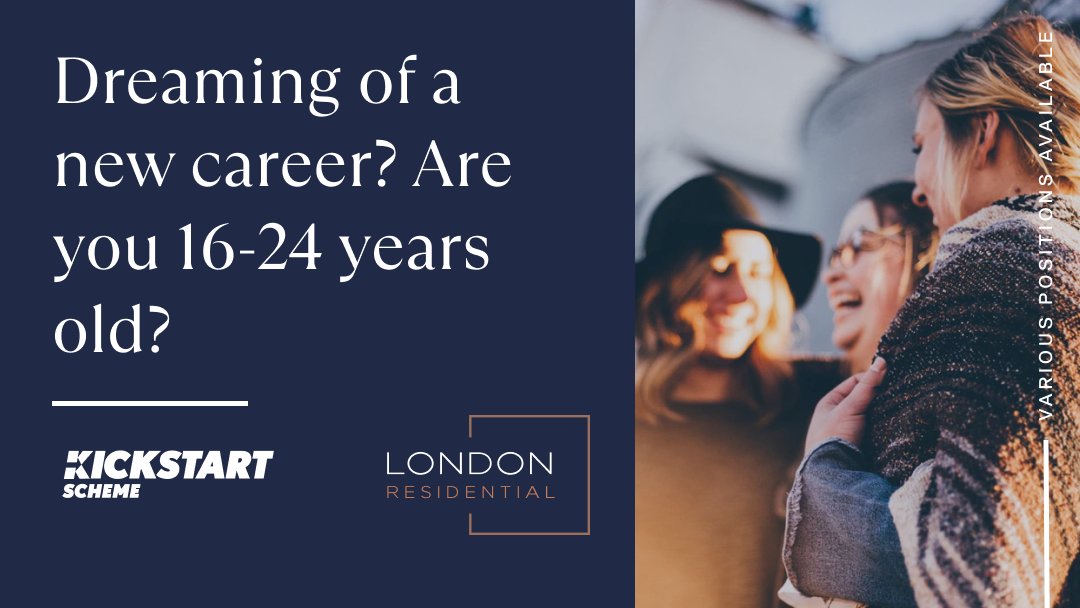 LDNREZ's tweet photo. We still have three exciting positions to fill as part of the UK's Kickstart jobs scheme. We're currently on the lookout for a Sales Negotiator, Lettings Negotiator and Property Manager. Link below.

https://t.co/6i9HNDO8kV

#kickstart #werehiring #newjob #london #property https://t.co/GFYoxfvczr