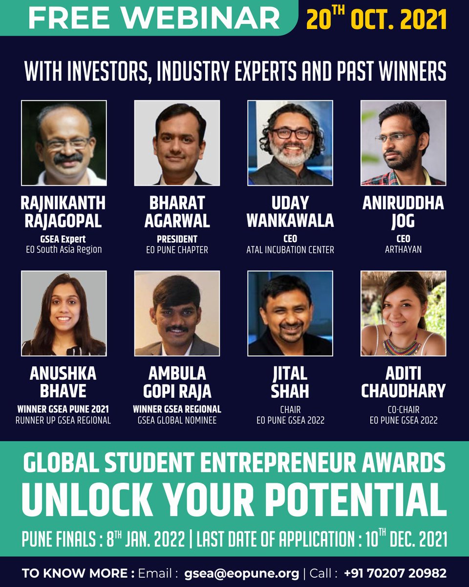 Global Student Entrepreneur Awards (GSEA) Pune tweet media