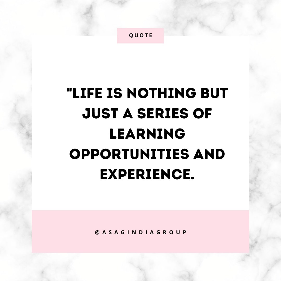 AsagGroup's tweet photo. #life #opportunities #series #quote https://t.co/UPHDJPE7wg
