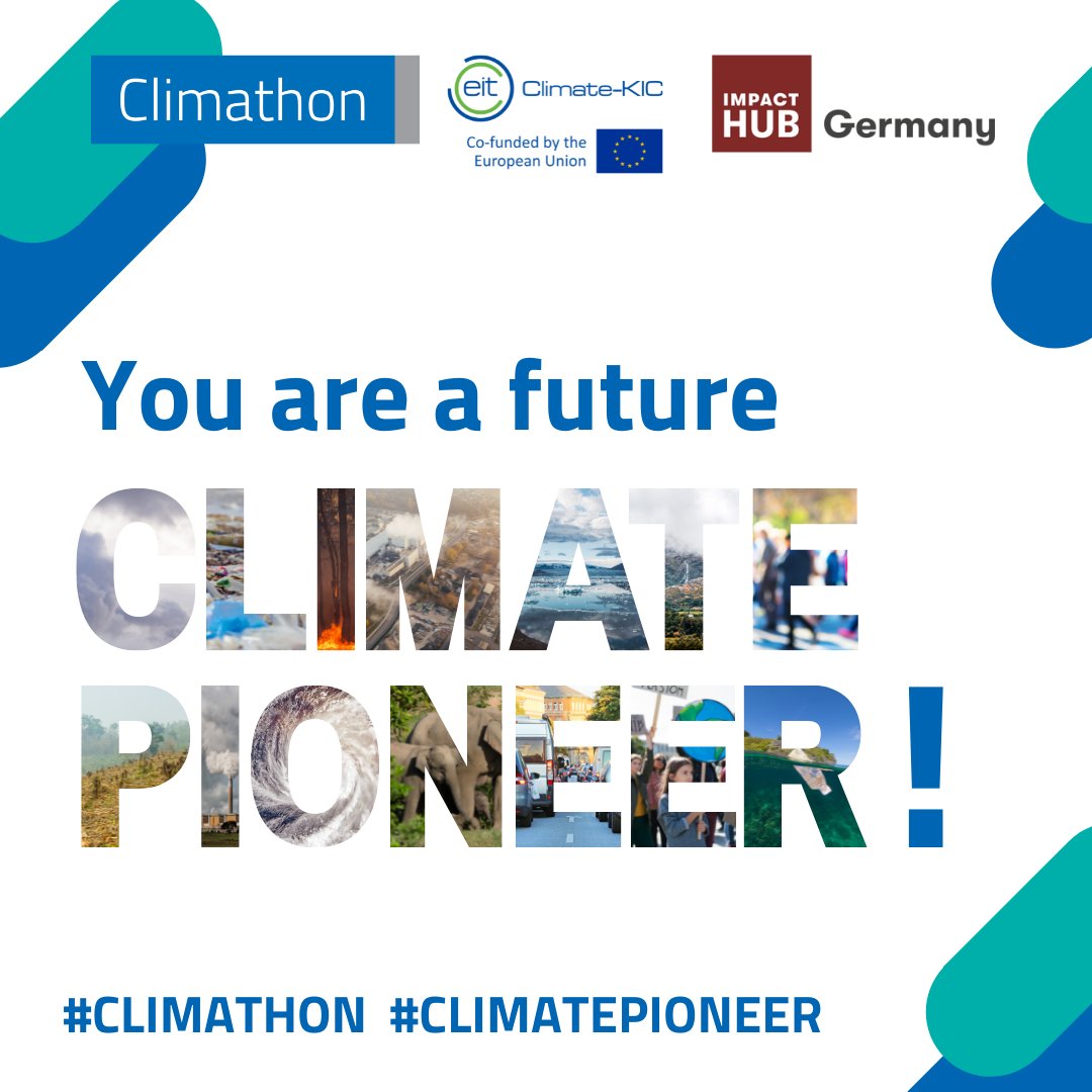 ImpactHubRuhr's tweet photo. Du willst neue Menschen treffen, Freundschaften aufbauen und zusammen mit Gleichgesinnten an Klimainnovation arbeiten? 
Dann bist du ein Klima-Pionier!
Melde dich an zum #Climathongermany am 29. &amp; 30. Oktober!

https://t.co/Mq9JEJ92kW https://t.co/6Ojn6M947H