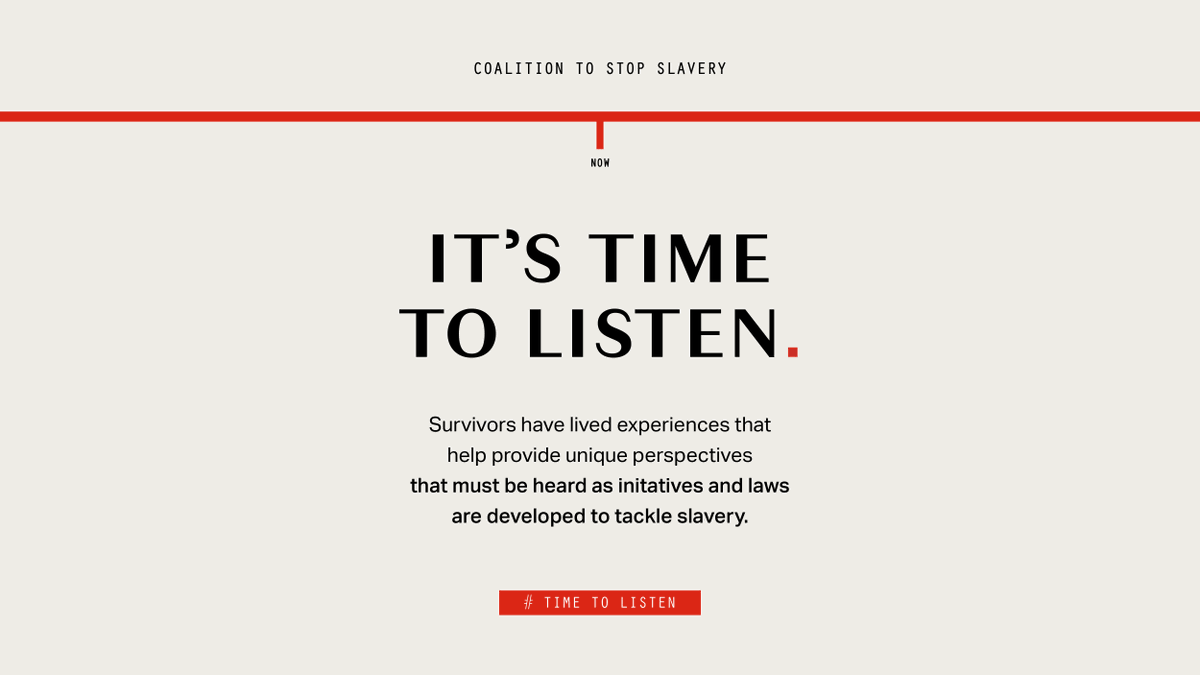 Today on #AntiSlaveryDay, there are more than 40 million people in modern-day slavery worldwide and more than 100,000 in the UK alone. We believe every human being deserves liberty, dignity and a future of their own choosing.