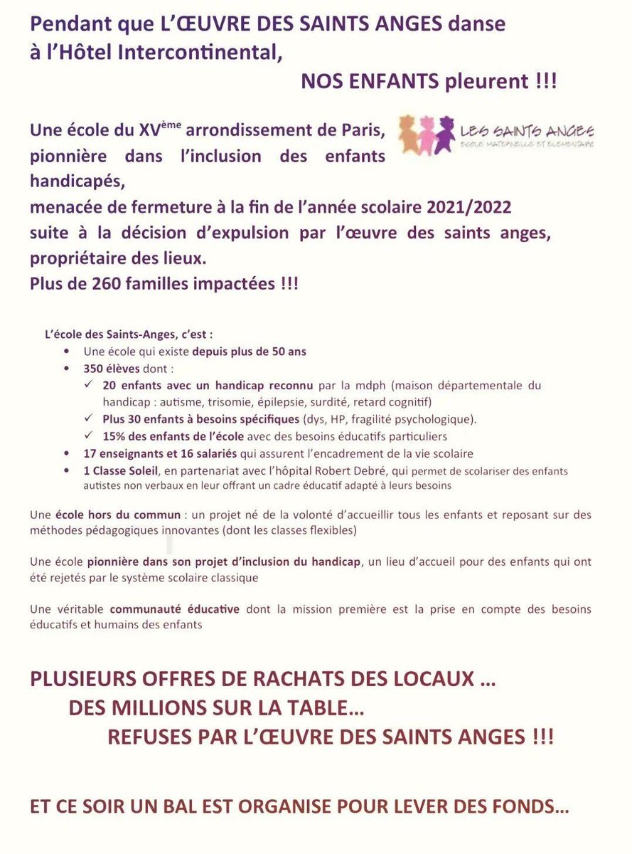 Sauvons les Saints Anges tweet media