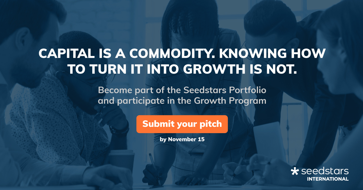 Seedstars's tweet image. 📣 Become part of the #SeedstarsPortfolio and participate in our #GrowthProgram! On top of investing an initial $50k-$100K, you&apos;ll be part of a +250K worldwide network, +$200K in access to tools, fundraising support, &amp;amp; much more!

Submit your pitch here 👉 seedsta.rs/3DM39ei