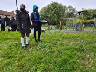 Why would we only talk about science in a classroom when we can go out to a nearby field and explore science outdoors. #Lead #Excel #Aspire #Resilient #Nurture - #learntheEnfieldway