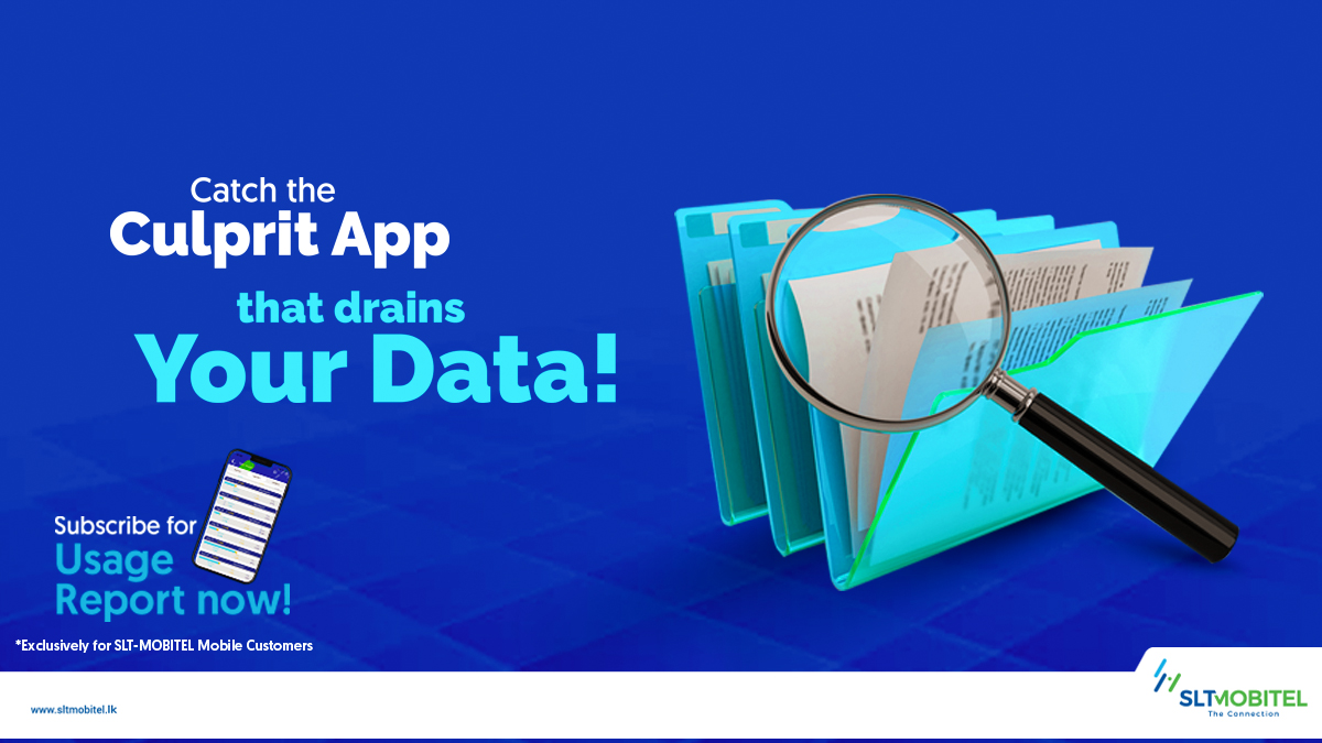 SriLankaTelecom's tweet image. Obtain a detailed Usage Report to get a better idea about whom you have used your quota throughout the month. 

Download MySLT App
Play store – lnkd.in/fEdtpCq...
App Store - lnkd.in/g78Bt9W

Or visit lnkd.in/gAVzqDeX

#SLTMOBITEL #UsageReport #Broadband