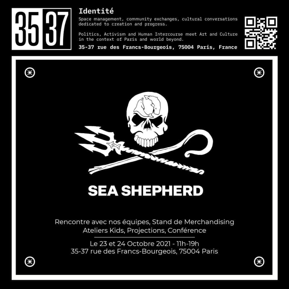 📍Retrouvez les équipes <a href="/SeaShepherdFran/">Sea Shepherd France</a> au 35-37 les 23 et 24 Octobre à Paris ! Au programme : Stand de Merchandising, Ateliers Kids, Projections et Conférence de Lamya Essemlali en visio avec Paul Watson.  #Oceans