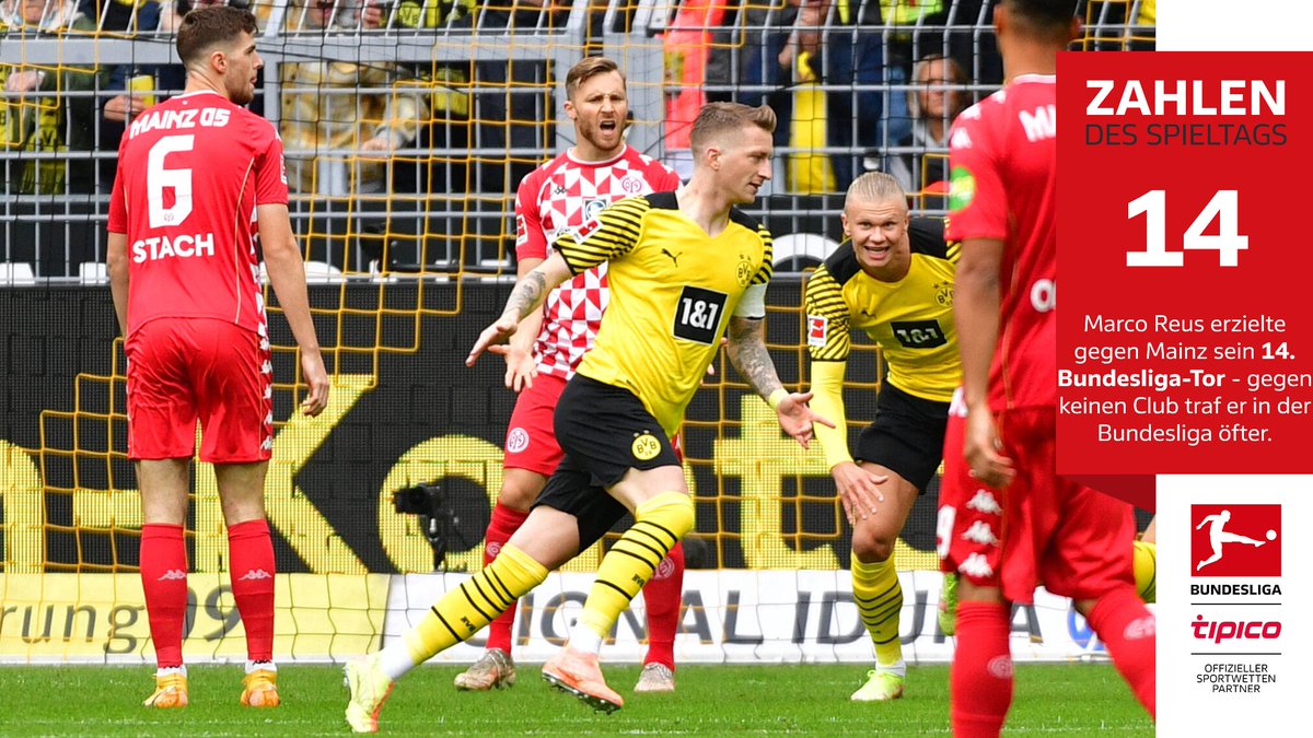 #Bundesliga-Lieblingsgegner: @BVB-Kapitän @woodyinho spielt besonders gerne gegen Mainz.

Die @Tipico_de-#ZahlendesSpieltags ➡️ bndsl.ga/qjcahkz