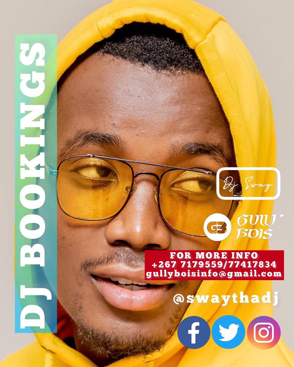 GullyBoiStudios's tweet photo. Book #DjSway or #DjRex 📞📥 for some great vibes for your crowd 🔥 https://t.co/LprHqtKRi9
