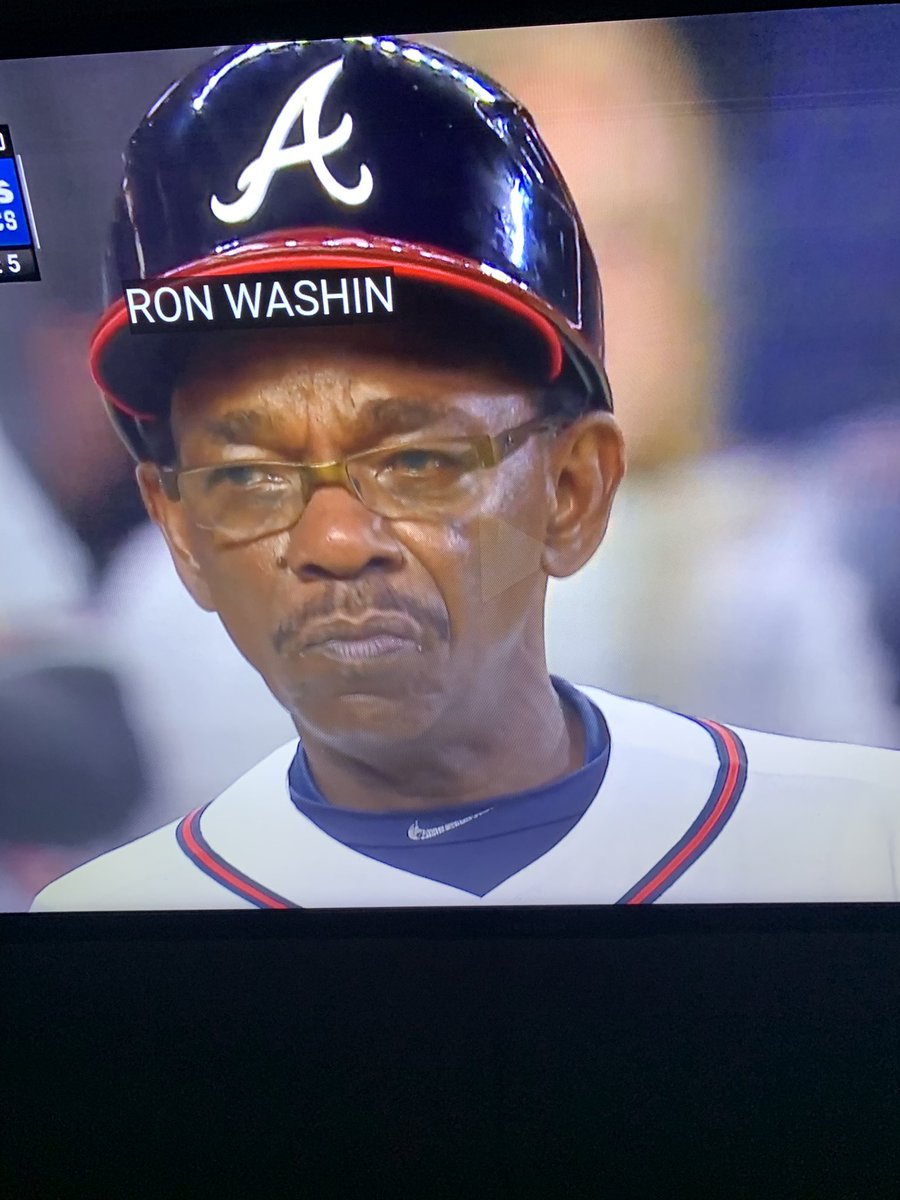 TheOnlyScottyD's tweet photo. The real MVP of the game. Keep sending ‘em coach! @Braves https://t.co/rClc42MMTj