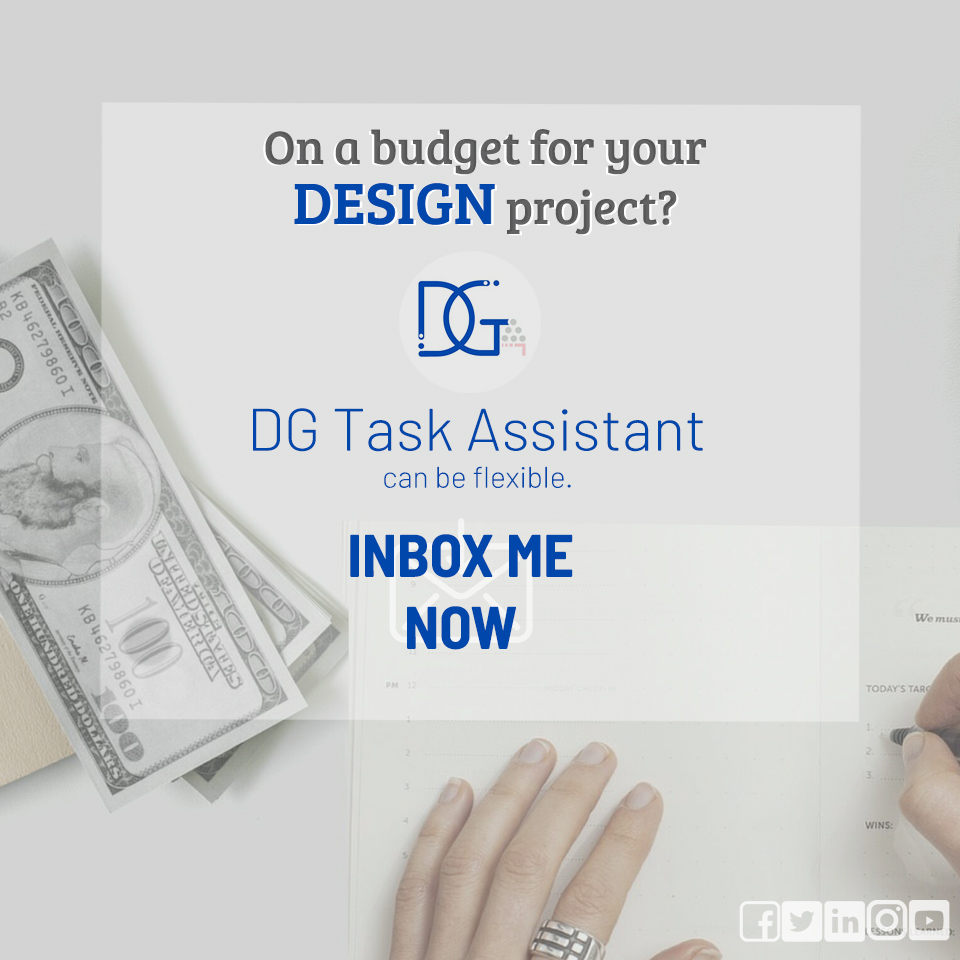 dgtaskPH's tweet photo. On a budget for your DESIGN project? 
DG Task Assistant can be flexible according to your pocket needs.
Let’s discuss that project now and see where we can meet halfway.
Inbox me now.
#graphicdesignph #lowcostedit #localgraphicdesign #budgetdesign #DGtaskph #candographicdesign https://t.co/ydXZXO2TBw