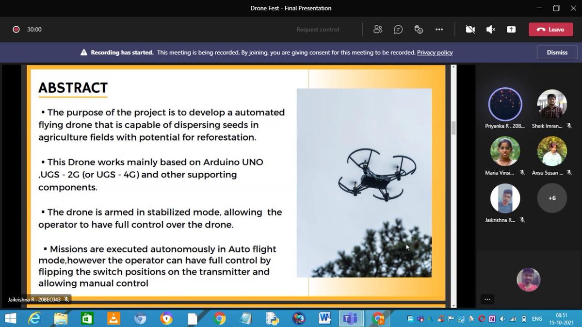 KCTOfficial's tweet photo. On celebrating the 90th Birth Anniversary of Dr. A.P.J. #AbdulKalam, #Aeromodeling Club of #KCT conducted a series of 3 events #Dronefest, Sindhikalam and Softskills #webinar under #MISSILEMAN FEST 2021 from 14 to 15 Oct 2021. https://t.co/tHyIyfBCH7