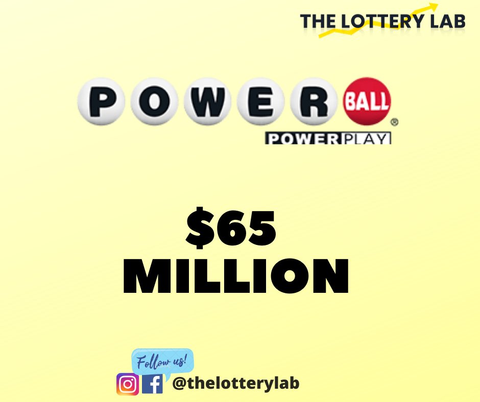 Do you have tickets for the $65 Million Powerball Jackpot Not yet Grab them now!

Check out here >> https://t.co/ftXF04tmP1

Don't Forget to Follow
@thelotterylab

#thelotterylab #lotto #jackpot #win #usa #usalotteries #lottery #powerball #vibe #numbers #money https://t.co/PkrVpHJ9cH