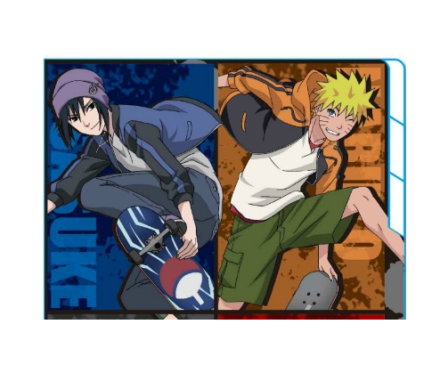 wlwsasuke's tweet photo. New official art of naruto and sasuke as skaters ! 💕 https://t.co/5X3p7ZOiho